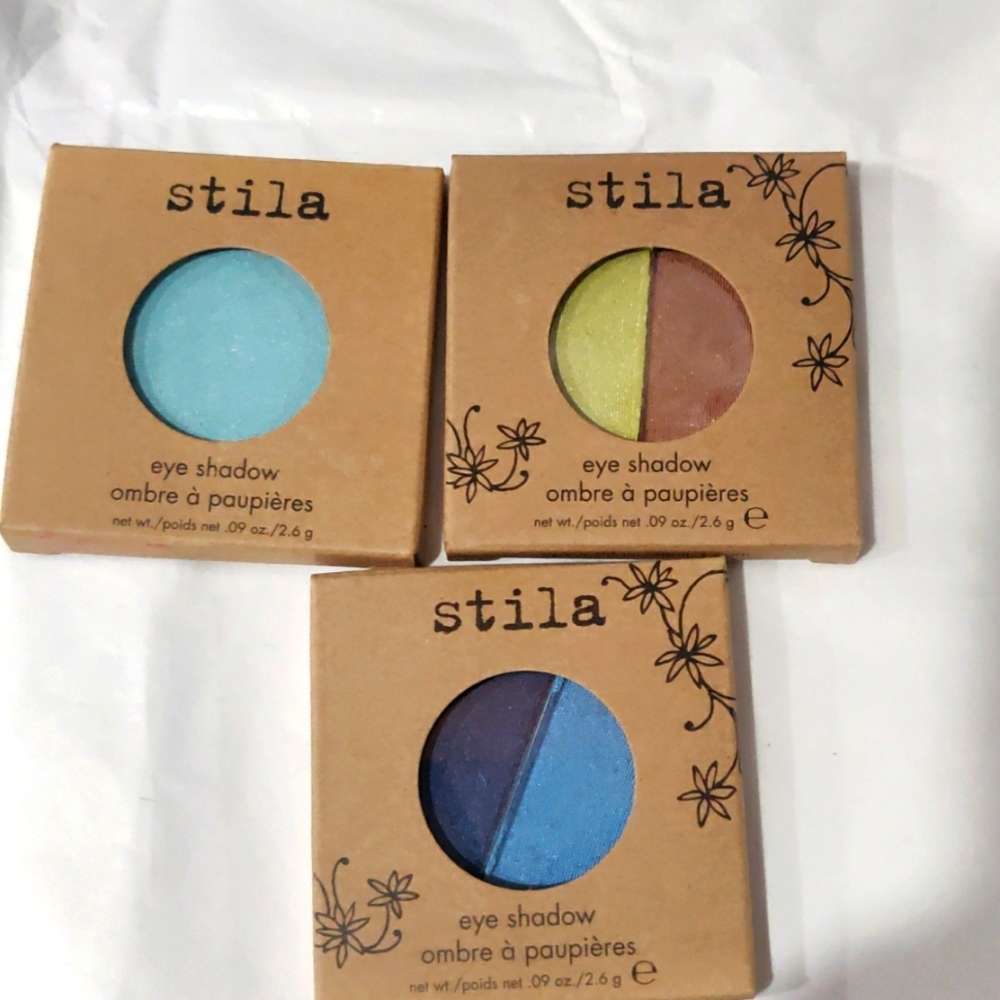 All3 NIB STILA eye shadows